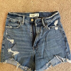 Abercrombie & Fitch Classic Blue Jean Shorts